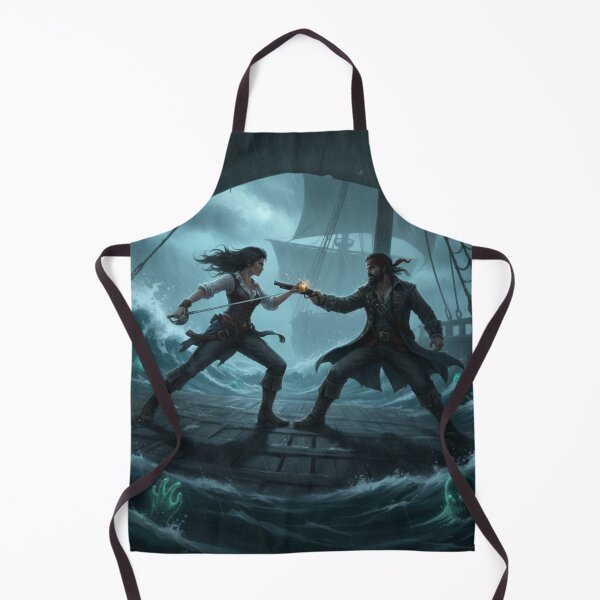 Item preview, Duel on the ghost seas - Pirates and supernatural perils designed and sold by NeyhineAngelionShop.