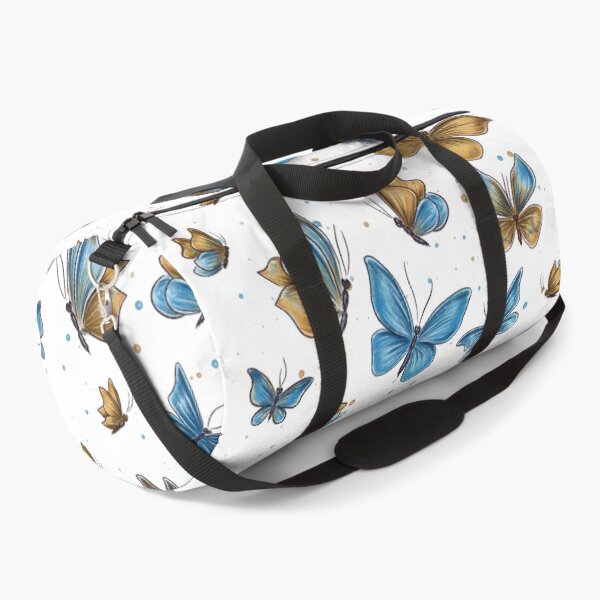 Item preview, Butterflies, blue and gold butterflies, butterfly pattern, wildlife, nature conservation, summer pattern designed and sold by ArtbySvetik.