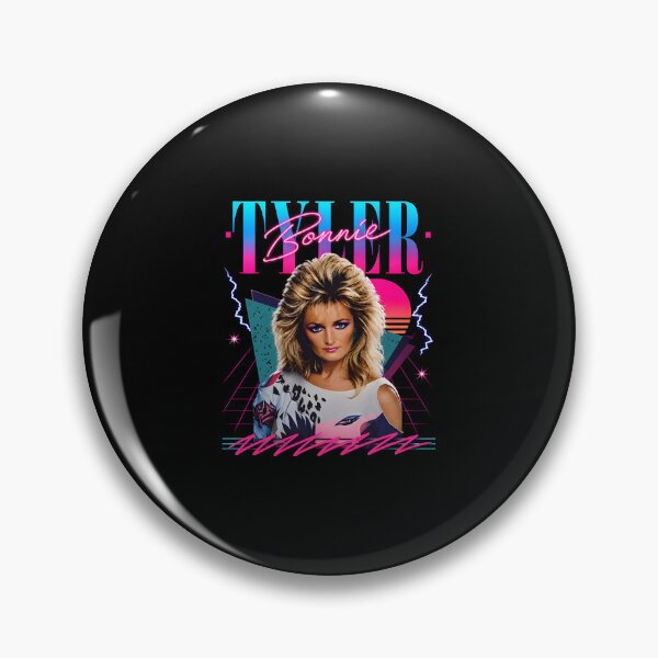 Item preview, Tyler Bonnie Retro 80s Synthwave Neon Vintage Music Fan designed and sold by ajifujpost.