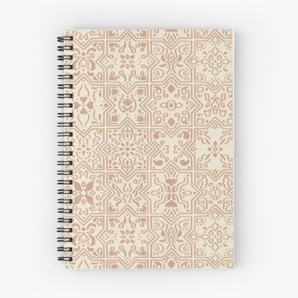 Item preview, Abstract Mediterranean Tiles - f0e9d8 designed and sold by knitetgantt.