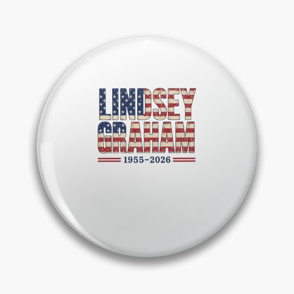 Item preview, Lindsey Graham 1955-2026 Political American Flag designed and sold by ajifujpost.