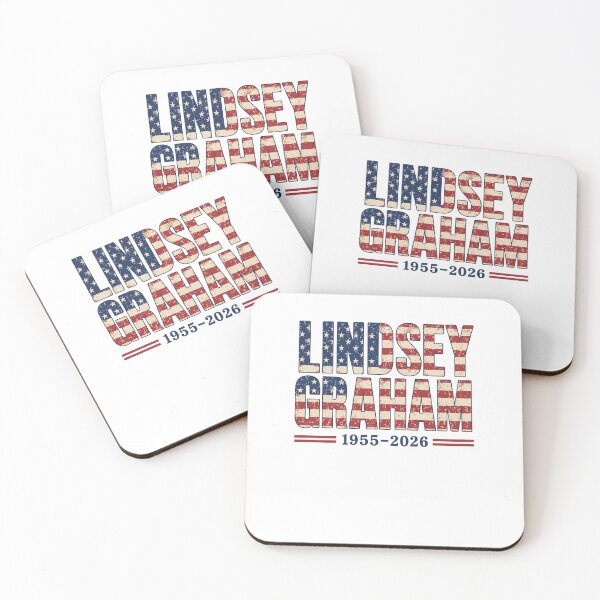 Item preview, Lindsey Graham 1955-2026 Political American Flag designed and sold by ajifujpost.