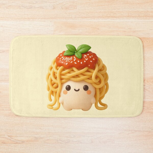 Item preview, Cute Spaghetti Mushroom | Kawaii Pasta Mushroom Character | Funny Food Art designed and sold by Eathusiast.
