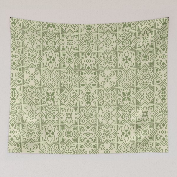 Item preview, Abstract Mediterranean Tiles - efecd3 designed and sold by knitetgantt.