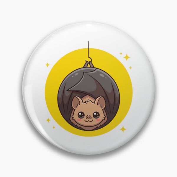 Item preview, Cute Sky Puppy Fruit Bat Yellow Full Moon designed and sold by Arc2020.