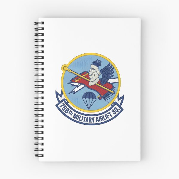 Item preview, USAF 758th Military Airlift Squadron Patch Illustration designed and sold by CharlieDesings.