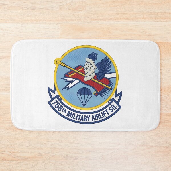 Item preview, USAF 758th Military Airlift Squadron Patch Illustration designed and sold by CharlieDesings.