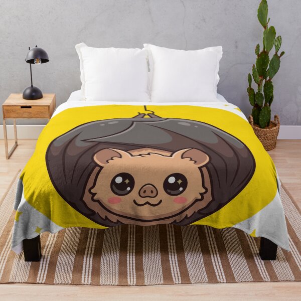 Item preview, Cute Sky Puppy Fruit Bat Yellow Full Moon designed and sold by Arc2020.
