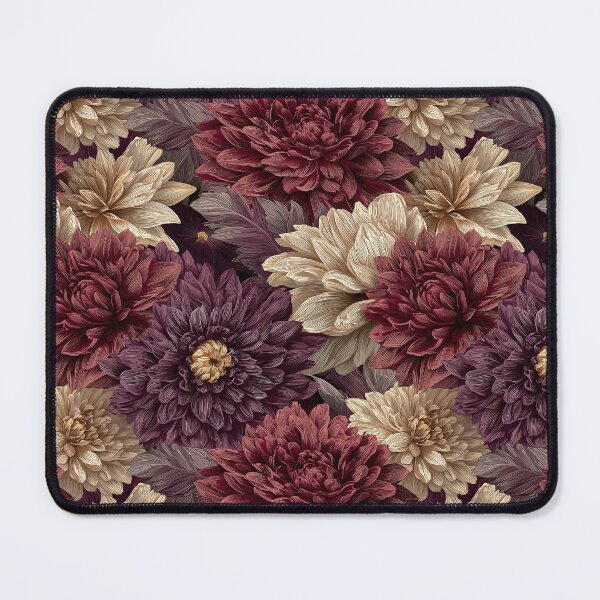 Item preview, Bold Dahlias Flower  - Botanical Garden Pattern  - Anniversary Gifts For Him designed and sold by RoyalStarsPatts.