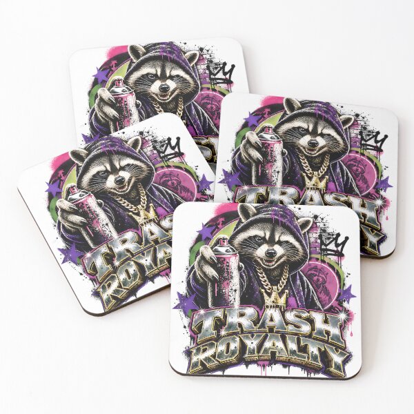 Item preview, Trash Royalty Raccoon Shirt designed and sold by QuirkyCloud Designs.