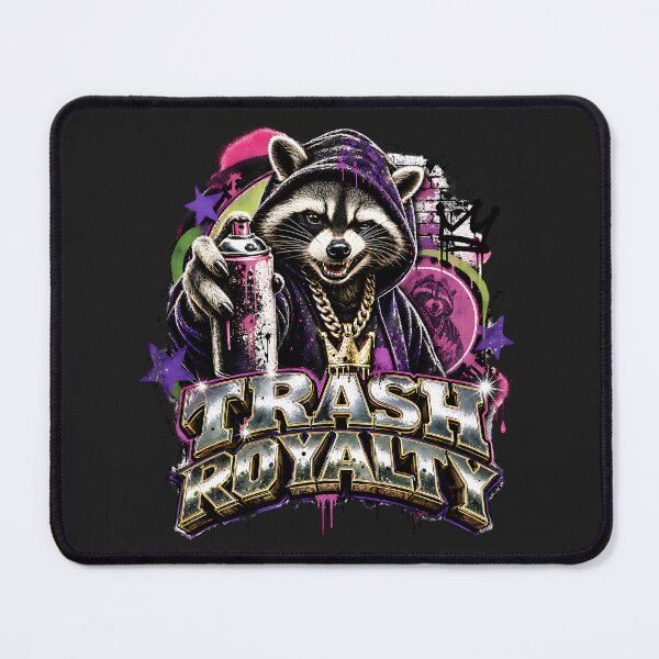 Item preview, Trash Royalty Raccoon Shirt designed and sold by QuirkyCloud Designs.