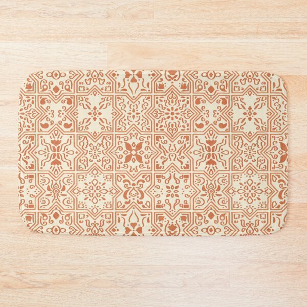 Item preview, Abstract Mediterranean Tiles - faf4e0 designed and sold by knitetgantt.