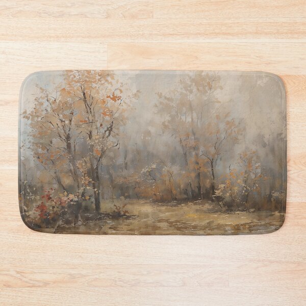 Item preview, Vintage Muted Autumn Forest - Soft Impressionistic Fall Landscape Painting designed and sold by Sergey Sedunov.