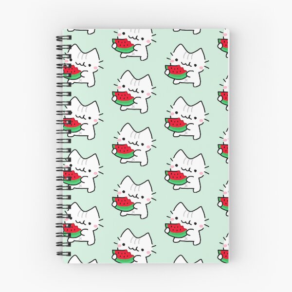 Item preview, Cute cat eating a watermelon designed and sold by Bavearts.