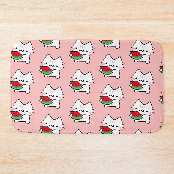 Item preview, Cute cat eating a watermelon designed and sold by Bavearts.