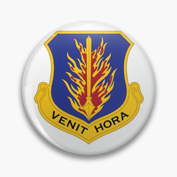 Item preview, USAF 31st Fighter Wing "Venit Hora" Emblem Patch Illustration designed and sold by CharlieDesings.