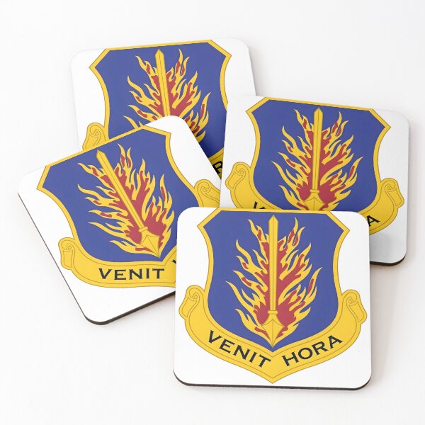 Item preview, USAF 31st Fighter Wing "Venit Hora" Emblem Patch Illustration designed and sold by CharlieDesings.