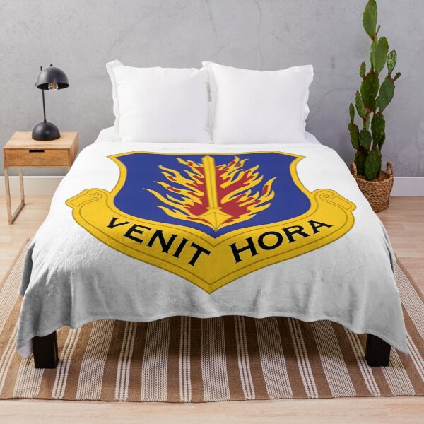 Item preview, USAF 31st Fighter Wing "Venit Hora" Emblem Patch Illustration designed and sold by CharlieDesings.