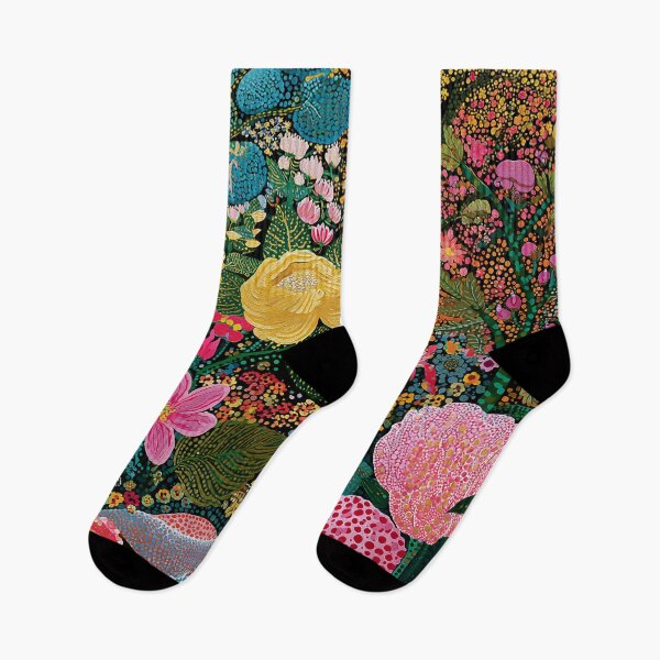 Item preview, Pink, Blue, Yellow and Green Wildflower Floral designed and sold by Neika Shimm Designs.