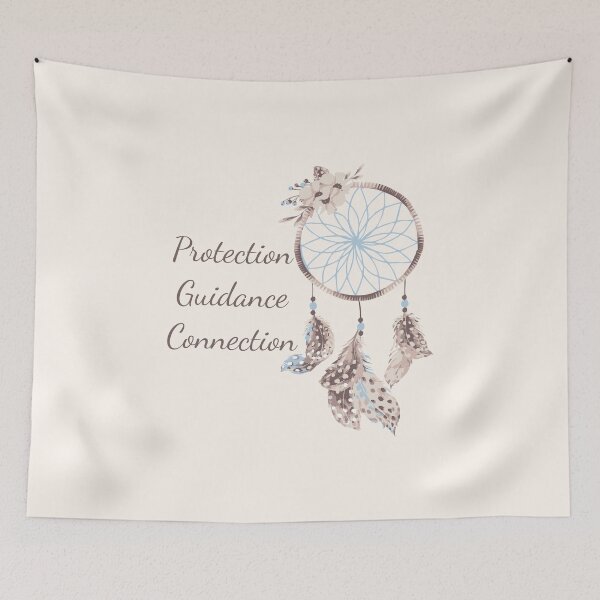Item preview, Protection, Guidance, & Connection Dream Catcher designed and sold by TheThankfulTyne.