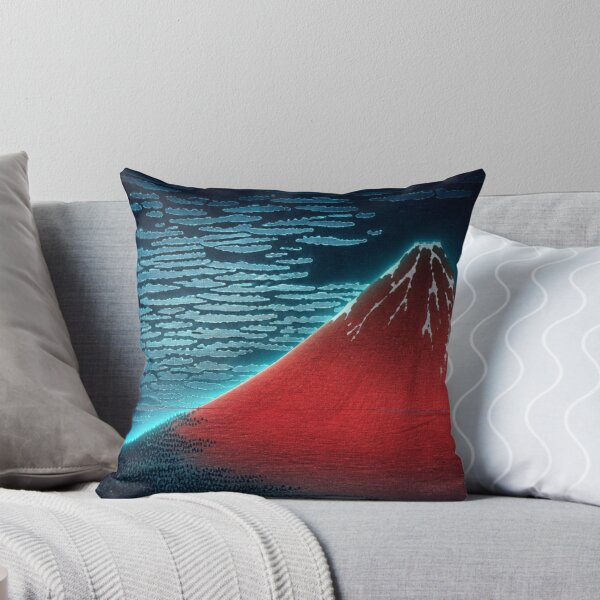 Item preview, Moonlight Glow Red Fuji | Neon Ukiyo-e Re:Mix | Japanese Art | Mount Fuji Metal designed and sold by vekotpu.