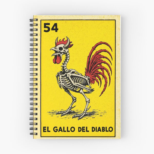 Item preview, Vintage Mexican Devil Chicken Loteria designed and sold by Kujo Dangerous Vintage.