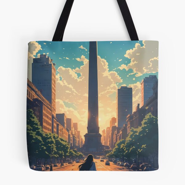Item preview, Anime Girl at Buenos Aires Obelisk designed and sold by JacksoonLester.