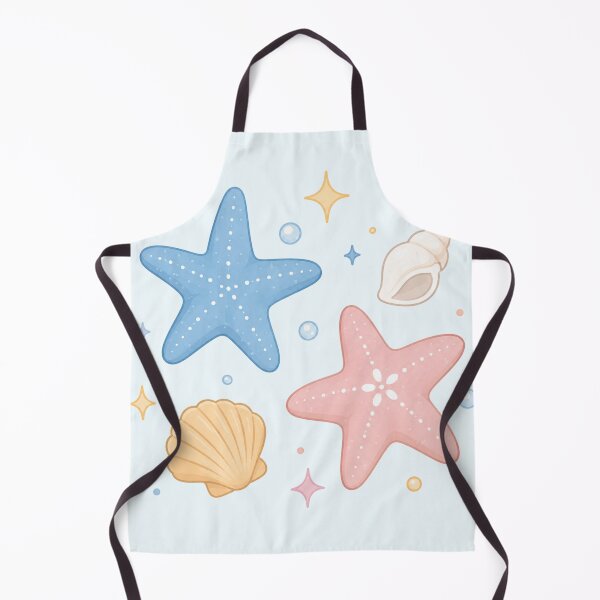Item preview, Cute Pastel Starfish & Shells designed and sold by 0606PM.