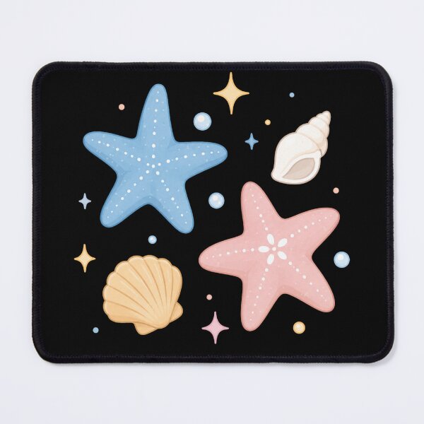 Item preview, Cute Pastel Starfish & Shells designed and sold by 0606PM.