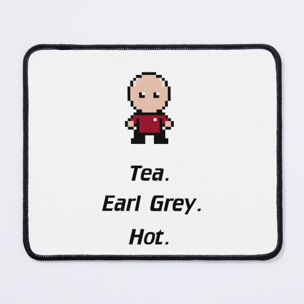 Item preview, Pixel Characters - Picard - Earl Grey designed and sold by FancyOwlDesigns.