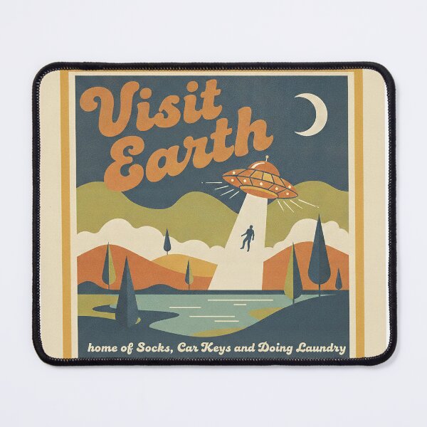 Item preview, Visit Earth – home of Socks, Car Keys and Doing Laundry designed and sold by Infinity Beans.