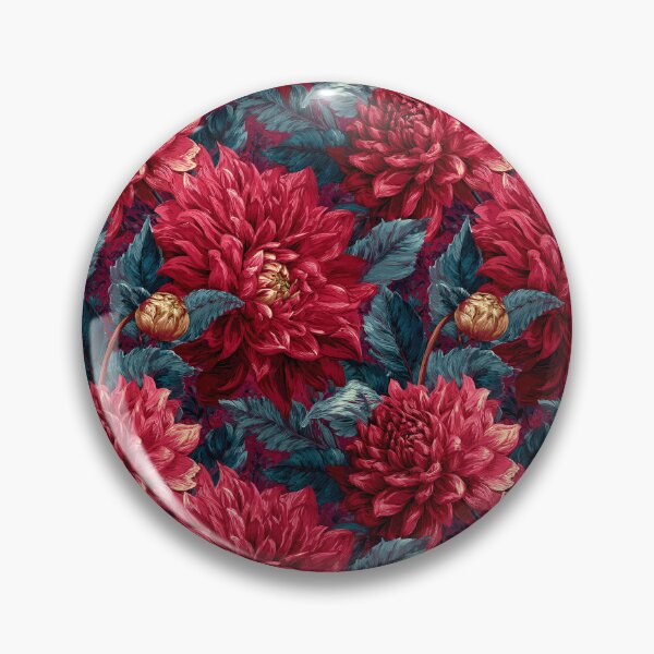 Item preview, Colorful Dahlias Floral  - Retro Flower Floral  - Anniversary Gifts For Mom designed and sold by RoyalStarsPatts.