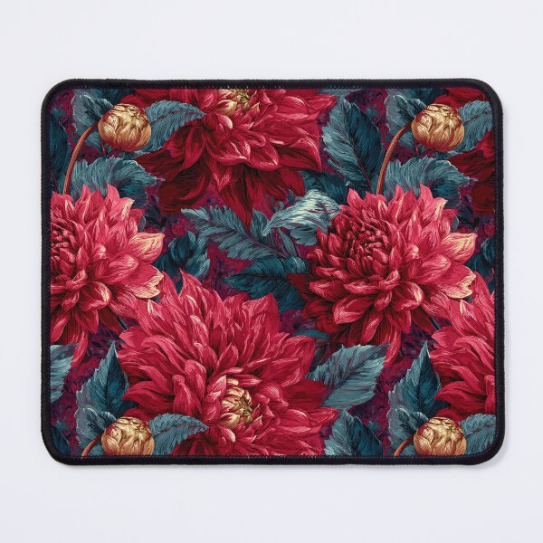 Item preview, Colorful Dahlias Floral - Retro Flower Floral - Anniversary Gifts For Mom designed and sold by RoyalStarsPatts.