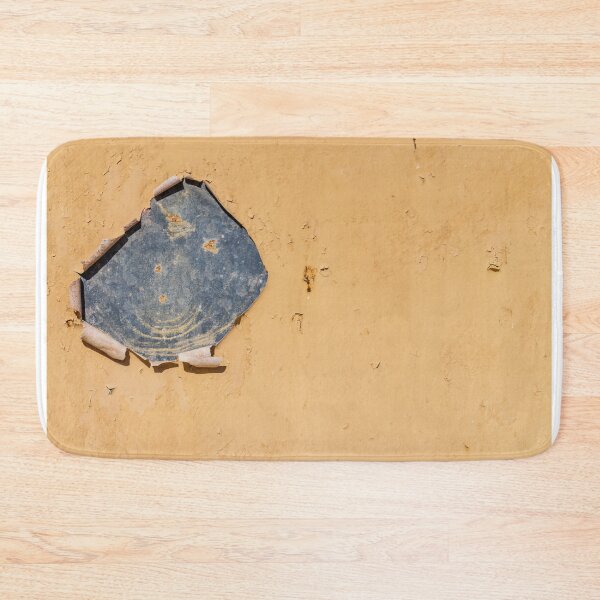 Item preview, Peeling Yellow Wall With Exposed Dark Plaster And Weathered Paint Texture designed and sold by Nmallia.