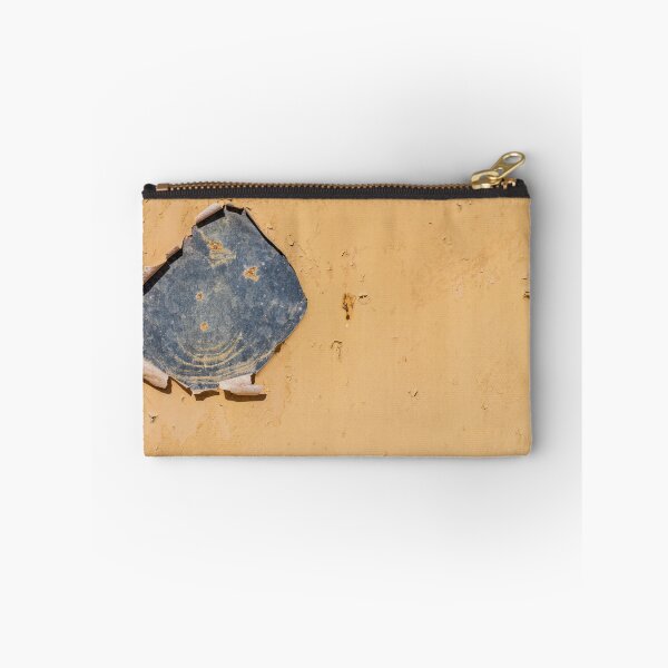 Item preview, Peeling Yellow Wall With Exposed Dark Plaster And Weathered Paint Texture designed and sold by Nmallia.
