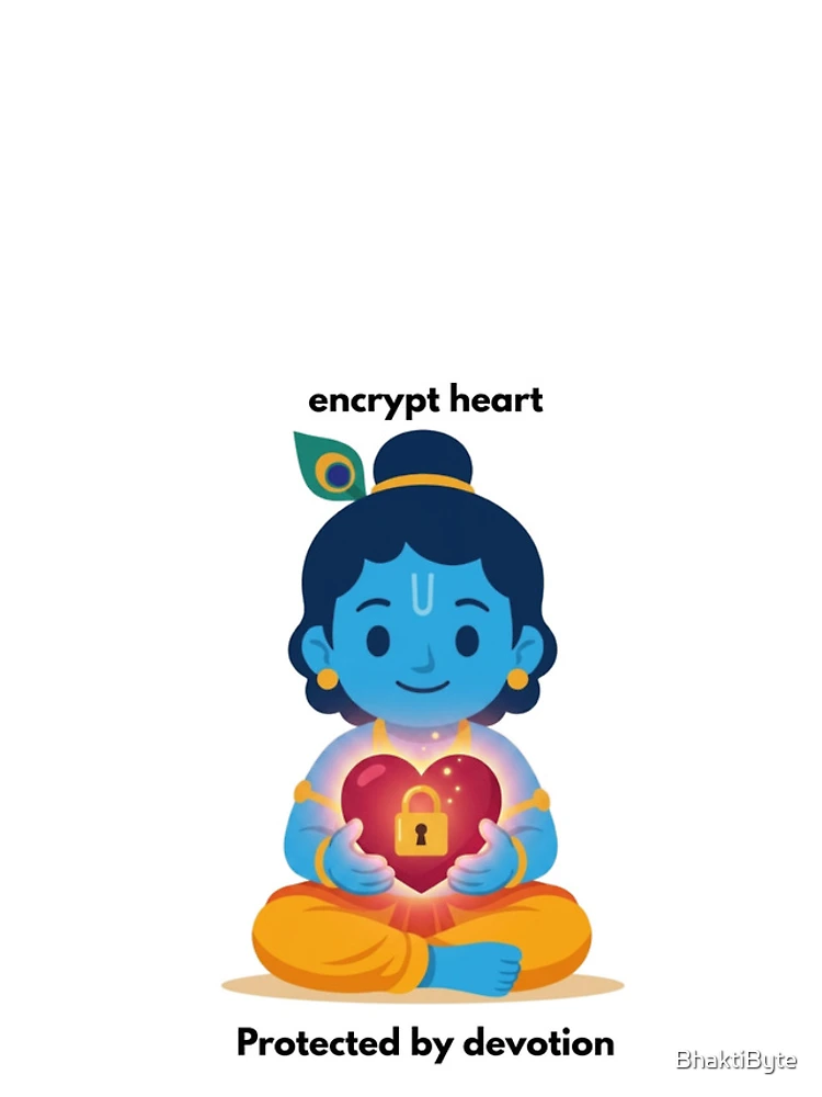 Thumbnail 4 of 4, iPhone Case, Encrypt Heart | Cybersecurity Developer Sticker | Tech Humor designed and sold by BhaktiByte.