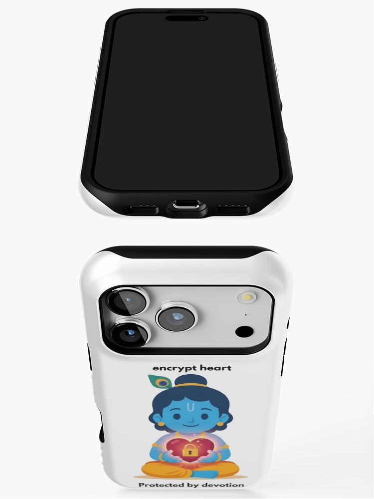 Thumbnail 3 of 4, iPhone Case, Encrypt Heart | Cybersecurity Developer Sticker | Tech Humor designed and sold by BhaktiByte.
