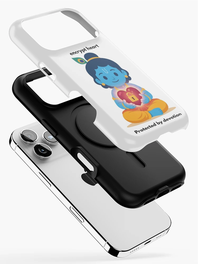 Thumbnail 2 of 4, iPhone Case, Encrypt Heart | Cybersecurity Developer Sticker | Tech Humor designed and sold by BhaktiByte.