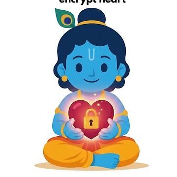 Artwork thumbnail, Encrypt Heart | Cybersecurity Developer Sticker | Tech Humor by BhaktiByte