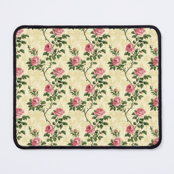 Item preview, Vintage Cottage Pink and Yellow Floral Pattern designed and sold by LouieVanille.