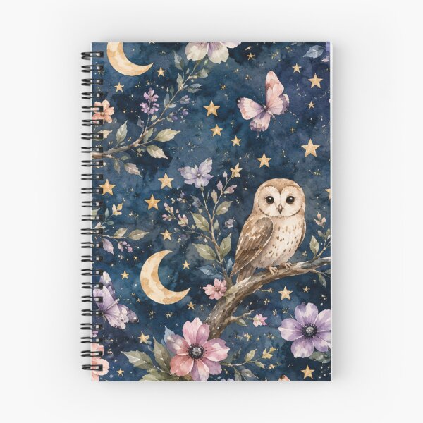 Item preview,  Watercolor Owl Floral Pattern designed and sold by M.Store.