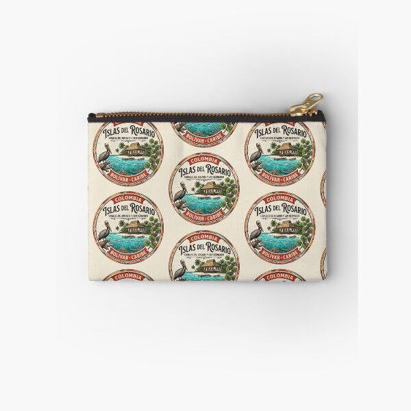 Item preview, Corales del Rosario Sticker — Vintage Caribbean Reef Conservation Badge designed and sold by ColombianaShop.