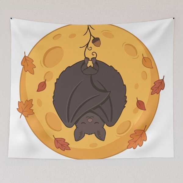 Item preview, Cozy Autumn Sky Puppy Fruit Bat Harvest Moon designed and sold by Arc2020.