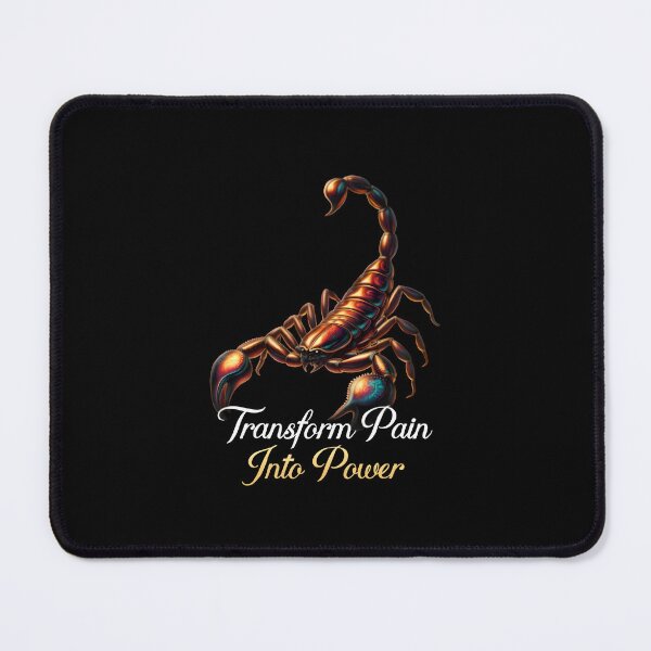Item preview, Scorpio Into Power Realistic Scorpion Gold Dark Zodiac Art designed and sold by Zodiac Celestial Art.