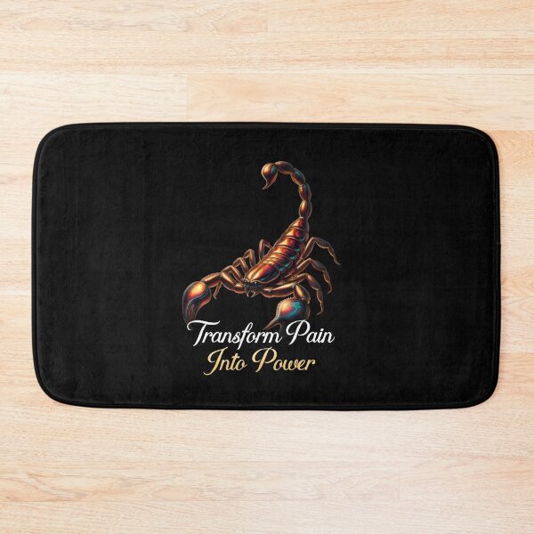 Item preview, Scorpio Into Power Realistic Scorpion Gold Dark Zodiac Art designed and sold by Zodiac Celestial Art.