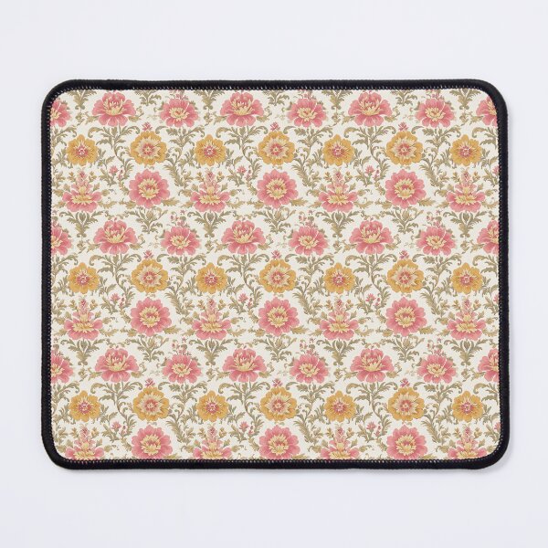 Item preview, Vintage Cottage Pink and Yellow Floral Pattern designed and sold by LouieVanille.