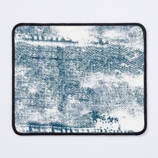 Item preview, Vintage Indigo Blue Engraving Grunge - Aesthetic Denim Texture Art designed and sold by LYAN-STORE.