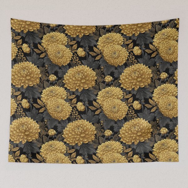 Item preview, Vibrant Dahlias Flower - Hawaiian Flower Pattern  - Anniversary Gifts For Wife designed and sold by RoyalStarsPatts.