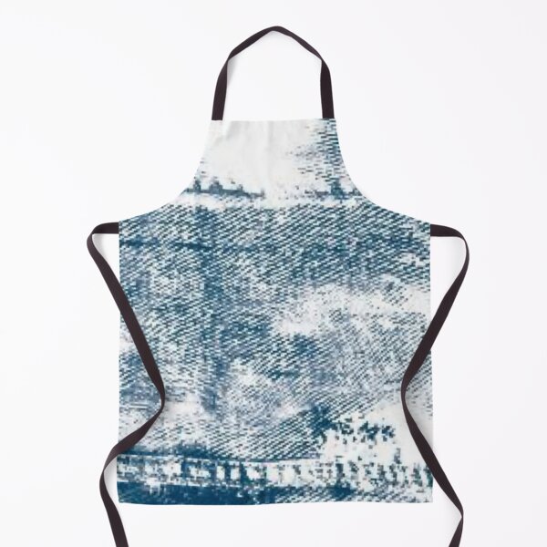 Item preview, Vintage Indigo Blue Engraving Grunge - Aesthetic Denim Texture Art designed and sold by LYAN-STORE.