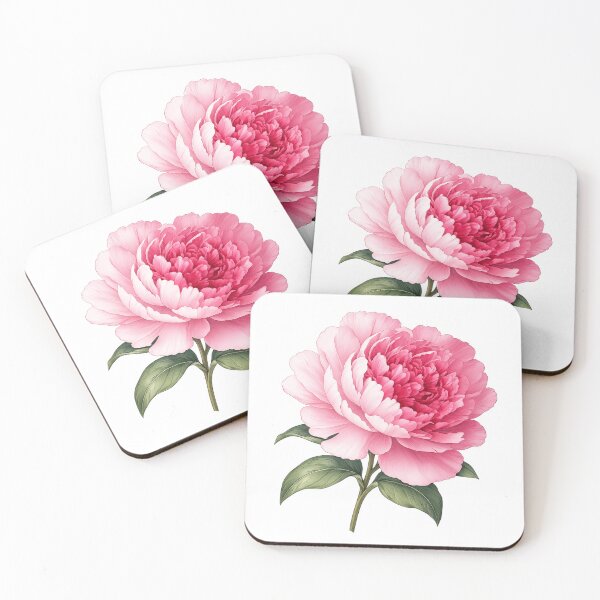 Item preview, Pink Peony Botanical Flower Garden Lover Floral designed and sold by Moizento.